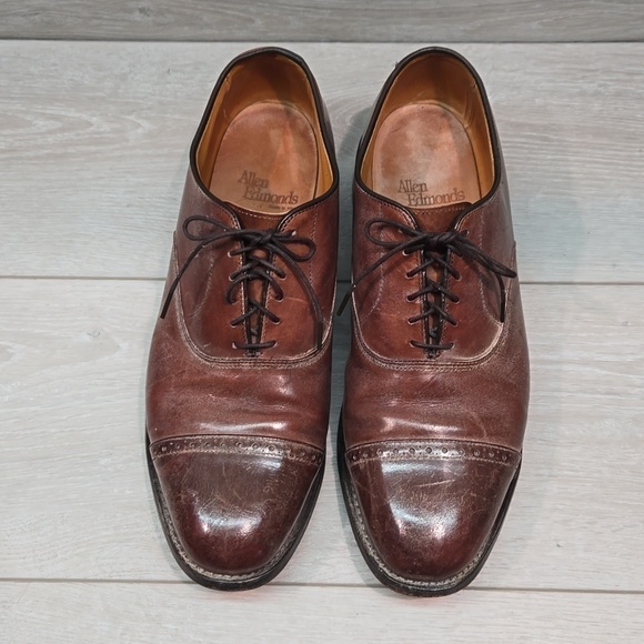 Allen Edmonds Mens Byron 88824 Leather Oxford Loafer 9.5D shoes main image 9